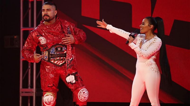 Both Andrade and Drew McIntyre have a history with each other